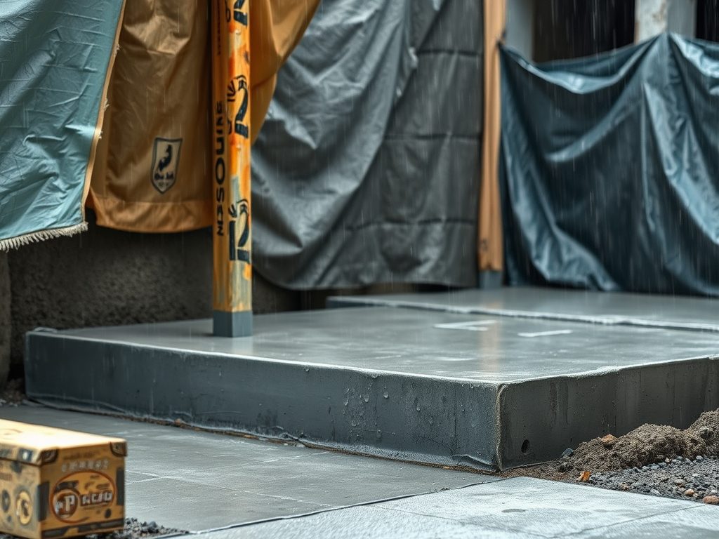 Betonowanie fundamentów podczas deszczu – kiedy jest możliwe i jak zabezpieczyć świeży beton przed uszkodzeniami img-responsive